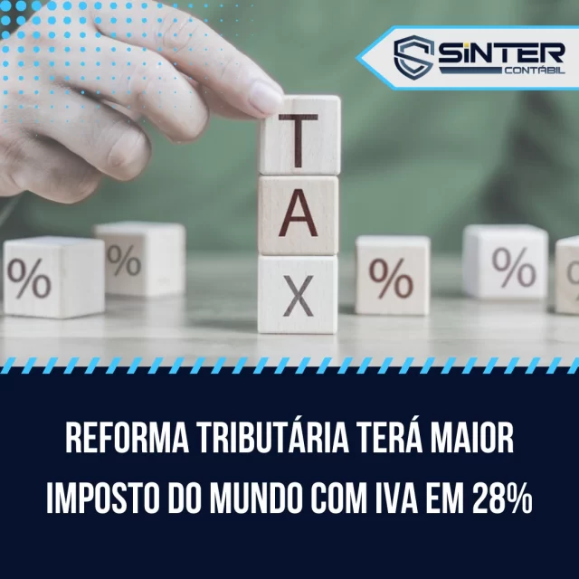 Reforma tributária traz mudanças com IVA estimado em 28%, mas mecanismo de trava pode limitar alíquota para até 26,5%.

Nesta quarta-feira (16), foi sancionada a regulamentação da reforma tributária, que define um Imposto sobre Valor Agregado (IVA) médio de 28%. Percentual de alíquota do imposto é o maior do mundo.

Durante a tramitação da reforma tributária, o texto recebeu ajustes para evitar que a carga tributária final ultrapasse 26,5% e a solução para isso foi a criação de um mecanismo de trava, impedindo que o IVA geral ultrapassasse o limite pré-determinado.

Segundo explica o secretário extraordinário da reforma tributária, Bernard Appy, a proposta busca manter a carga tributária atual estável, sem aumentos ou reduções significativas, com o objetivo de evitar sobrecarga para o contribuinte.

Apesar da criação da trava, o projeto sancionado sofreu alterações no Senado Federal que elevaram a estimativa para 28%. O relator e senador Eduardo Braga incorporou cerca de 600 propostas de mudanças ao texto e algumas foram mantidas na versão final.

Saiba mais: https://l1nk.dev/bLbBO
Instagram e X: @sintercontabil
Site: www.sintercontabil.com.br
#sintercontabil #contabilidade #tributária #tributária #contabilista #contabil #contábil #contadora #contador #contadores #contadoras #contabeis #contábeis #crcsp #brasil